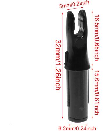 ZRM&E 12PCS Arrow Tail OD 6.2mm/0.244'' Archery Arrow Nock Plastic Insert for DIY Hunting Arrows - Buy Online on GoSupps.com