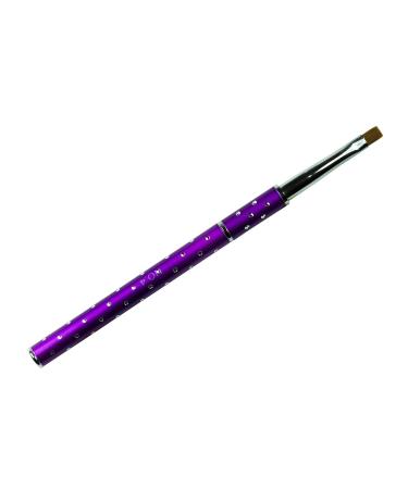 Buy N&BF Profi Gel Brushes - Road Stones Purple Size 4 | Nagel Studio Red Marten Hair Nail Art Brush | Kolinsky Acrylic & Gel Brush | Premium Real Hair Brush for Nail Design - Buy Online on GoSupps.com