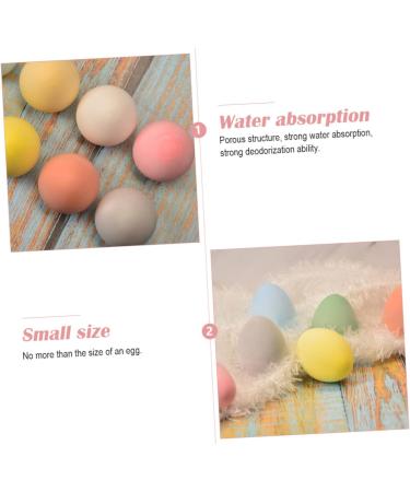 Beaupretty 2pcs Refrigerator Deodorizer Eggs - Absorb Odors & Freshen Your Fridge - Diatomite Air Fresheners for Home & Kitchen - Buy Online on GoSupps.com