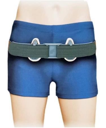 Samnuerly adjustable inguinal hernia belt for men-professional medical broken double support belt for hernia
