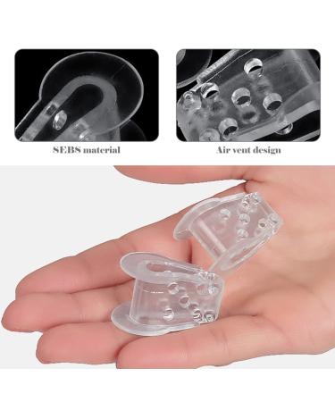 Healeved Relief Bunion Spacers - 4 Pairs | Toe Separator Gel Pad for Men & Women - Hammer Splint, Overlapping, Cramps, Breathable Design - Buy Online on GoSupps.com