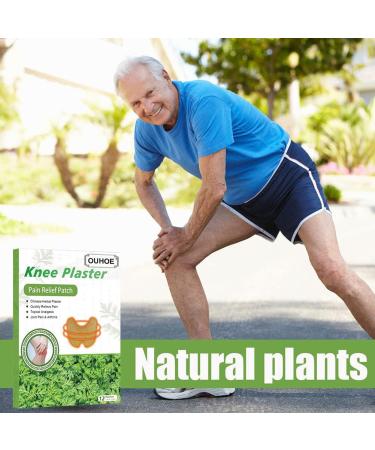 12PC Pain Relief Patch - Heat Therapy for Knee Neck & Muscle Pain | Effective Wormwood Joint Relief - Buy Online on GoSupps.com