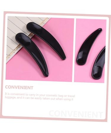 FRCOLOR Mask Spoons Cream Spoons Moisturising Eye Cream Spatula Measuring Spoon for Face Cream Mask Applicator Beauty Scoops for Face Eye Cream Pen Pack of 100 5.5x1.5cm Black - Buy Online on GoSupps.com