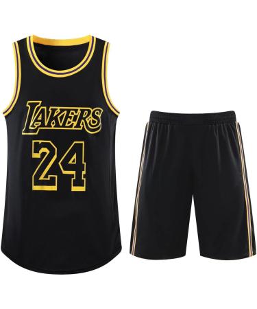 Shop Basketball Jersey 2PC Set | Black Purple Sportswear for Kids & Adults - Youthful White Yellow Sweatshirt - Buy Online on GoSupps.com