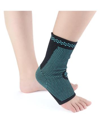 HEALLILY Compression Ankle Brace | Knitted Ankle Support Sleeve for Sprains & Achilles Tendon - Size M (35-37) | International Shipping Available - Buy Online on GoSupps.com