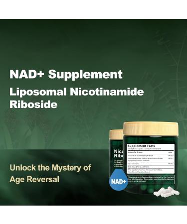Liposomal NAD+ Supplement Nicotinamide Riboside with Resveratrol 900mg for Women and Men High Purity NAD Booster Supplement for Energy & Healthy Aging - 90 Capsules 90 Count (Pack of 1) - Buy Online on GoSupps.com