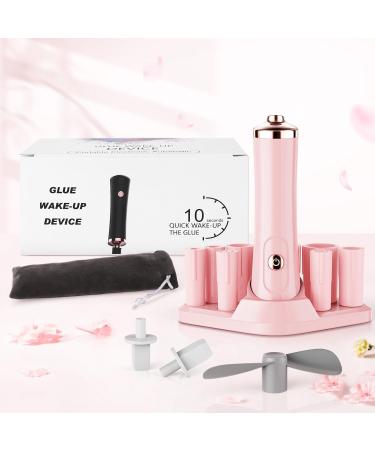 Buy Glue Shaker for Eyelash Extensions - Essential Tool for Lash & Nail Supplies - Pink 2 Connectors & 8 Caliber - Buy Online on GoSupps.com
