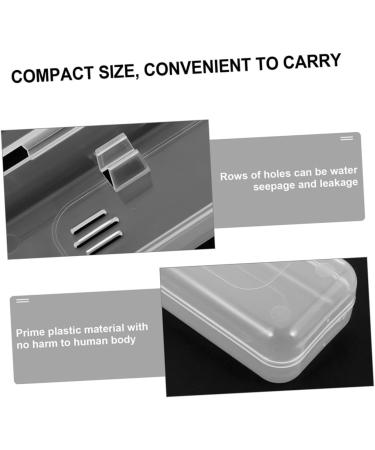 Beavorty Transparent Toothbrush Case - Universal Rectangular Travel Container | Simple Durable & Compact Design for Easy Travel - 19.8x4.6x2.8cm - Buy Online on GoSupps.com