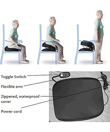 Electric Lifting Seat Assist Cushion Power Lifting Chair Support Up to 300 Lbs Premium Seats That Can Be Raised and Lowered with One Click for Elderly and Disabled - Buy Online on GoSupps.com