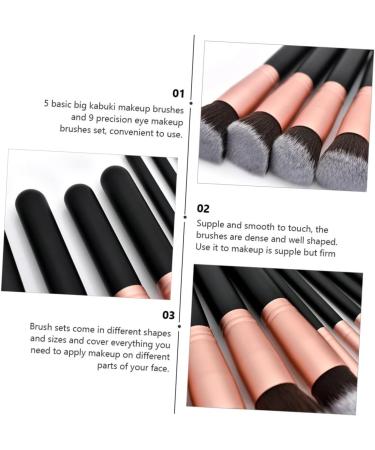 POPETPOP 14pcs Eyeshadow Professional Nose Handheld Beauty Special Chic Shadow Utensils - Buy Online on GoSupps.com