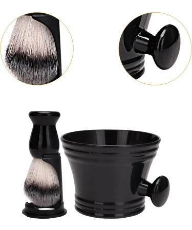 Perfeclan Razor Shell Shaving Brush Set - Ultimate Father's Day Gift & Grooming Tool for Home & Salon - Black Accessories - Buy Online on GoSupps.com