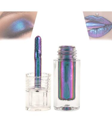 DUBUSH Liquid Lipstick Multi-Chrome Liquid Metallic Glitter Eyeshadow Waterproof Long Lasting Shiny Gloss Lip Gloss Kit Makeup Face Eyes