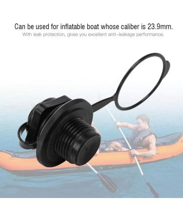 2pcs Black Plastic Inflatable Boat Air Valve Set for Fishing Boats & Kayaks - Buy Online on GoSupps.com