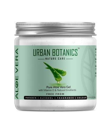 UrbanBotanics Pure Aloe Vera Skin/Hair Gel With Vitamin E & Natural Emollients (Paraben Free) 200g