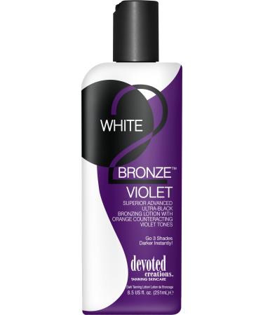 Devoted Creations WHITE 2 BLACK VIOLET Black Bronzer - 8.5 oz.
