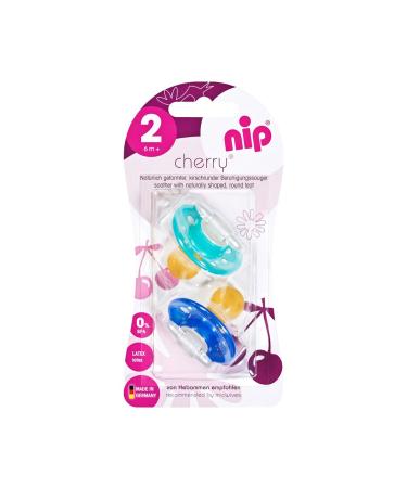 Buy Pack of 2 Cherry Shape Pacifiers for 6 Months+ | International Shipping Available - Buy Online on GoSupps.com