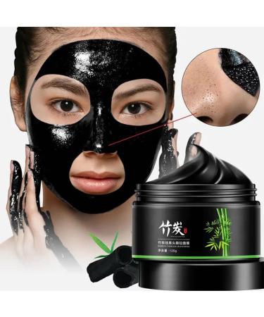 Blackhead Remover Mask - Bamboo Charcoal Peel Off Face Mask | Deep Cleansing & Purifying 120g - Buy Online on GoSupps.com