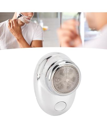 Portable Electric Beard Clipper - Stainless Steel Trimmer for Travel | Perfect Cut & Straightening - Electroplate Silver - Buy Online on GoSupps.com