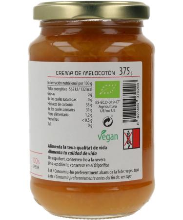 Peach Jam without sugar Eco 375g - Buy Online on GoSupps.com