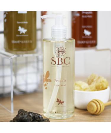 SBC Skincare Propolis Hand Wash - 500ml | Moisturising Hand Wash For All The Family | Propolis Hand Soap For Dry Or Sensitive Skin | Luxury Propolis Hand Soap - Buy Online on GoSupps.com