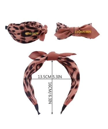 LZYMSZ Knotted Headbands for Women - 6pcs Wide Stripes & Floral Print Hair Hoops - Buy Online on GoSupps.com