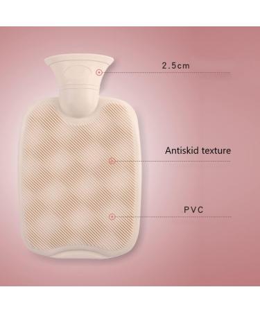 Large PVC Hot Water Bottle 2L with Soft Cover & Kangaroo Pocket - Hand Warmer for Adults & Children | International Shipping Available - Buy Online on GoSupps.com