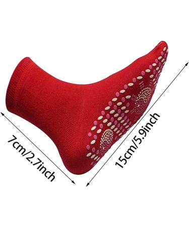 Gecau 4PCS Self-Heating Winter Socks for Camping, Fishing, Riding - Unisex Multicolor - 5.9*2.7Inch - Buy Online on GoSupps.com