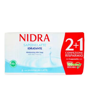 Palmolive Nidra Milk Bar Soap - 3 Pack (90g each) | Hydrating & Nourishing | International Shipping Available - Buy Online on GoSupps.com