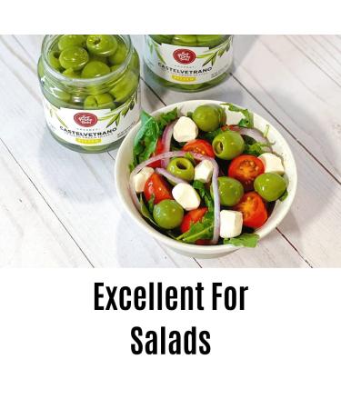 PITTED Sicilian Green Olives From Castelvetrano - Low Salt Content, Perfect for Cheese Boards - Imported from Italy - Buy Online on GoSupps.com