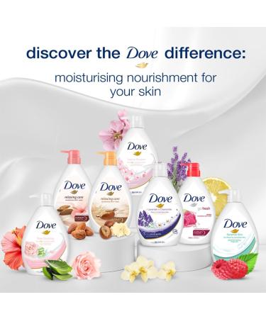 Do.ve Relaxing Shea Butter Body Wash with Vanilla - 1L Moisturizing Shower Gel Soothing & Gentle Cleanser for Smooth Skin - Naturally Derived Ingredients - Buy Online on GoSupps.com