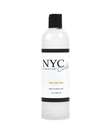 NYC Curls The Curl Gel | Flexible Crunch Free Light to Medium Hold Gel for Curly  Coily  & Wavy Hair | Flax Seed Gel | Silicone Free & Vegan | 12 FL OZ