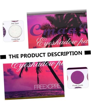 Beatifufu 1 Box Eyeshadow Palette Eye Shadow Palettes Cosmetic Accessory Matte Eyeshadow Makeup Pallet Plastic - Buy Online on GoSupps.com