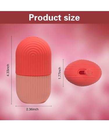 Buy Ice Face Roller for Puffiness Relief | Silicone Facial Massage Tool for Skin Tightening & Beauty Gift | Reusable Ice Roller for Women (Pink - Buy Online on GoSupps.com