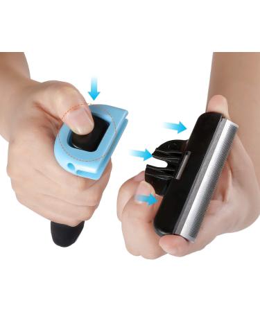 DDSHUN Professional Pet Grooming Brush Tool for Dogs, Cats, and Horses - Blue - Buy Online on GoSupps.com
