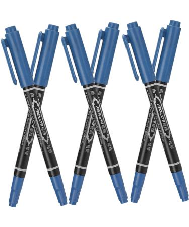 NOLITOY 6pcs Eyebrow Marker Pen Eyebrow Pen Pen Tool Beauty Marker Eyebrow Pencil Body 13.9x1.8cm Blue