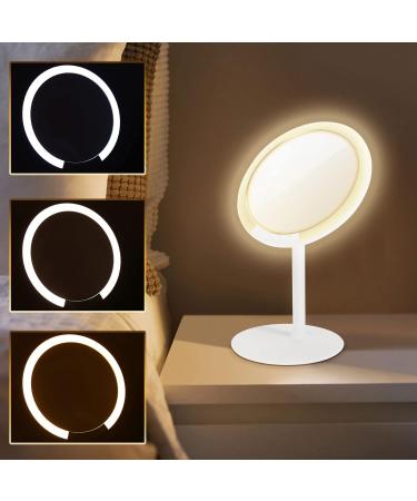 ENERRGECKO Makeup Vanity Mirror with 66 LED Lights - Rechargeable 7-Inch Professional Mirror with 66 Pro- 180 Degree Rotation for Dimmable - Buy Online on GoSupps.com
