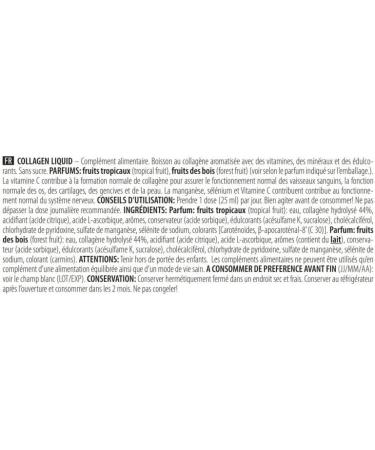 BioTechUSA Collagen Liquid Hydrolyzed Collagen with Essential Vitamins and Minerals for Connective Tissue 1000 ml Tropical fruit - Buy Online on GoSupps.com