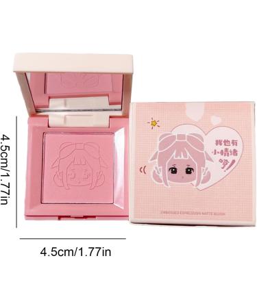 Blush Powder - Cream Blush for Cheeks Matte 4-in-1 Palette | Cute Girl Emoticon Lightweight and Blendable Creamy & Blendable Face Blushes for Eyes Lips & Cheeks Natural Skin Tones Hersil 3 - Buy Online on GoSupps.com