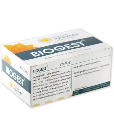 Keral-Ayurvedic Bio Gest Tablets for Immunity Support Respiratory Health and Skin Care 100 Count - Buy Online on GoSupps.com