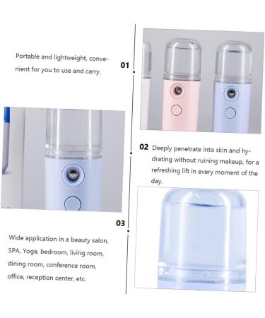 HAPINARY 1pc Portable Humidifier Beauty Sprayer Face Mist Sprayer Women Humidifier Face Humidifier Plastic Humidifier Beauty Tool Face Steamer Creative Humidifier Spray Humidifier 14.5X4CM - Buy Online on GoSupps.com