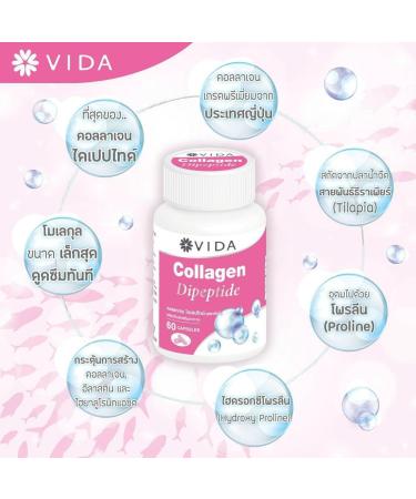 Nakarad VIDA Collagen Dipeptide C 60 Capsules - Buy Online on GoSupps.com