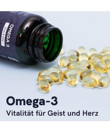 Omega 3 100 Capsules 1220mg | DHA & EPA Omega 3 Fatty Acids High Bioavailability | Highly Dosed Natural Omega 3 Fish Oil for Cognitive and Cardiovascular Support | Nordic Oil - Buy Online on GoSupps.com