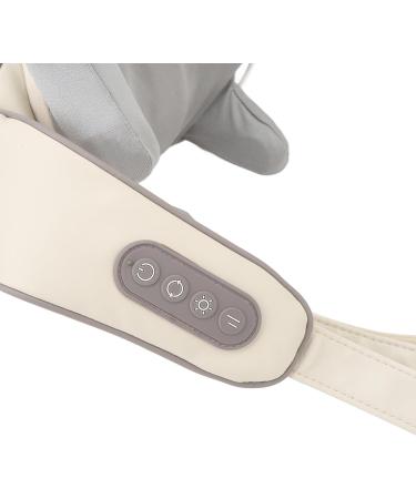 Knetting Neck Massage Device with Heat | Electric Shiatsu 4D Kneading Back Neck & Shoulder Massager for Home Use - Buy Online on GoSupps.com