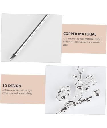 minkissy 1pc Hairpin Hair Accessories for Girls Hair Sticks for Hair Thick Wedding Hair Clips for Brides Hair Pin Floral Shawl Decor Diy Hair Accessory Copper Miss Japanese-style China - Buy Online on GoSupps.com