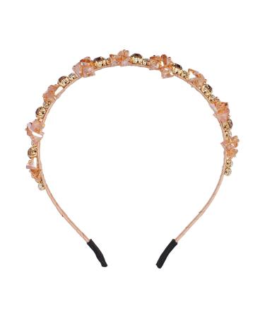 Headband Hair Band Wedding Party Headdress Baroque Style Hairband Headpiece for Women Wedding Tiaras Women Headdress Crystal Headpiece Women Headwear Alloy Miss Gem Gorgeous