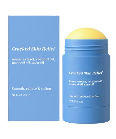 Veeteah Moisturizing cream stick for cracked heels - 30g - For knees elbows hands circles men women mothers fathers grandparents home travel winter