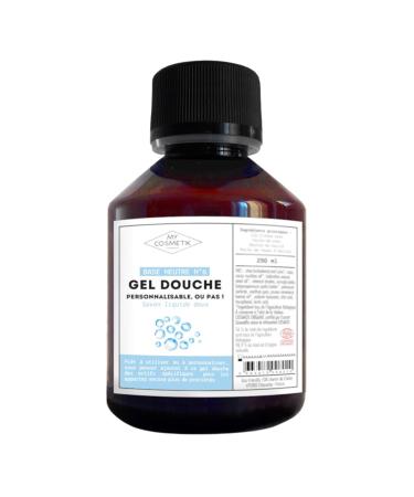 MY COSMETIK MY COSMETIK - Neutral base of customizable shower gel - Certified COSMOS NATURAL - 100% natural mild liquid soap rich in coconut and sunflower vegetable oils - Made in France - 500ml