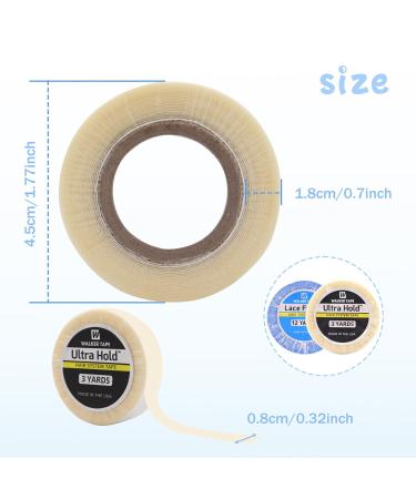 Hair Extension Tapes - Wig Tape Tape for Hair Extensions 0.8cm*3yard Hair Extension Tapes Lace Front Support Tape Roll Hair Tapes for Extensions Waterproof Wig Tape Toupee Tape(2Rolls) - Buy Online on GoSupps.com