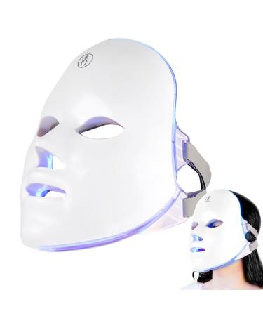 Led Face Masque Care 7 Color LED Light Care Masque | LED Beauty Masque Light Facial Care Rechargeable Skin Care Tool