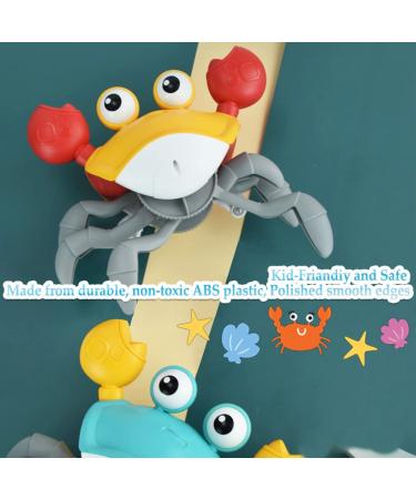 Crawling Crab Baby Toys with Music and LED Light for Kids Toddles - Interactive Infrared Induction RC Toys with Automatically Avoid Obstacles - USB Rechargeable Electronics Toys for Boy and Girl Gift - Buy Online on GoSupps.com